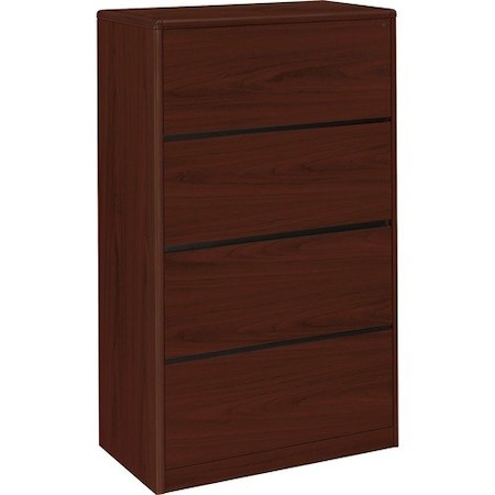 Hon HON 107699NN, 10700 SERIES FOUR DRAWER LATERAL FILE, 36W X 20D X 59.13H, MAHOGANY HON107699NN